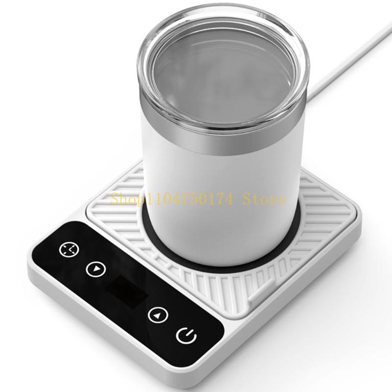 9 Stage Adjustable Coffee Warmers Pad Maintains 55℃ Temperature Metal Plastic Heating Base European Compliant Appliance top sale