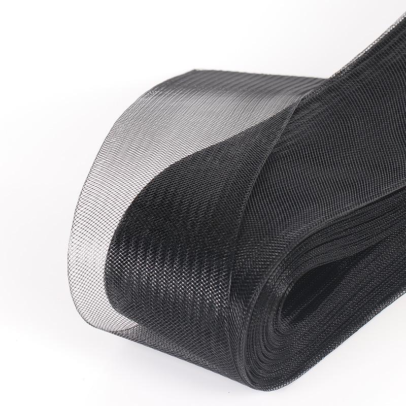 Черный и белый эластичный сетчатый пояс для юбок для латинских танцев и аксессуаров для хвостиков