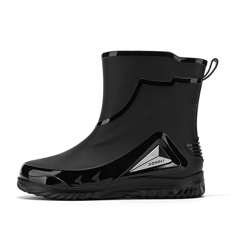 Мужские дождевые ботинки новая осень на вынос рыбалка специальный райдер нескользящие водонепроницаемые резиновые ботинки средняя голень дышащие рабочие водные ботинки