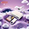 USB C 1/2 шт. Картридер 3 в 1 для iPhone 15 Pro iPad Mac Android, SD TF Micro SD USB флэш-накопитель адаптер OTG передача данных