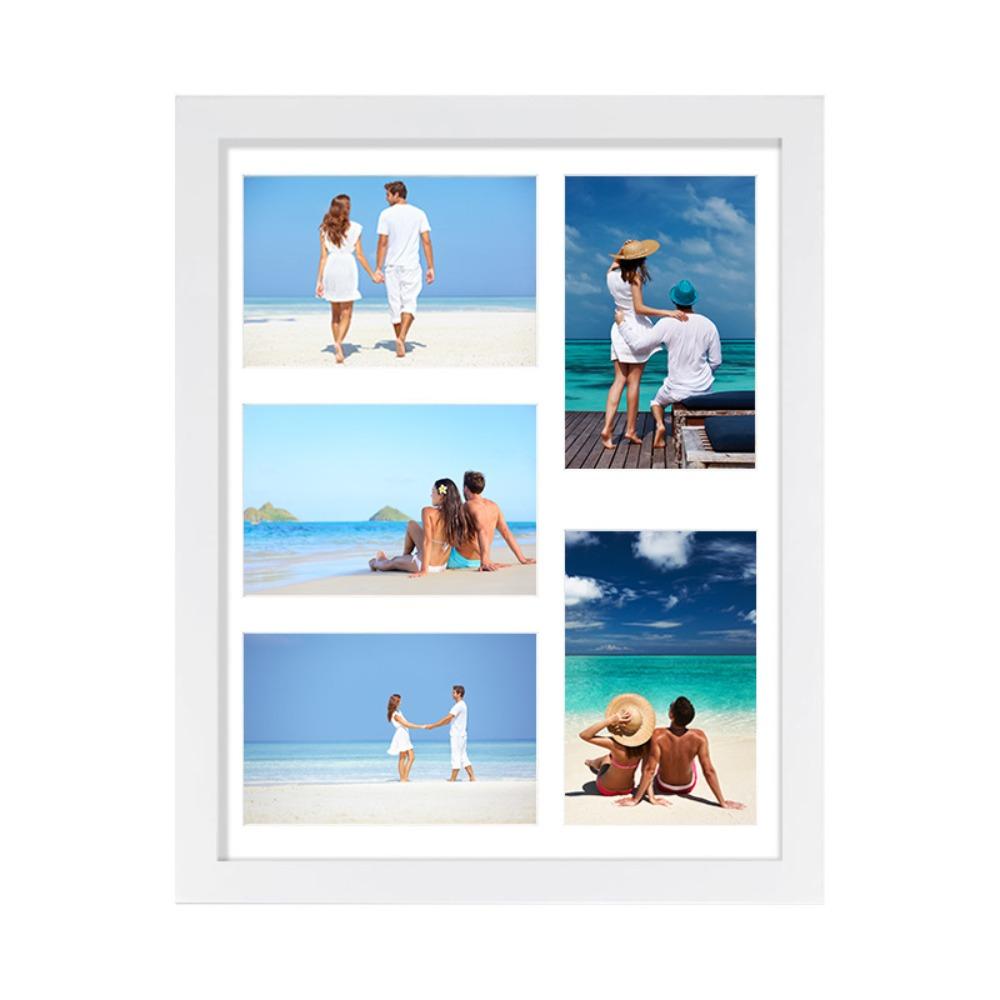 Handmade Wooden Picture Frame Multi-functional Collage Frame Multi-Photo Display