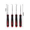 Car oil paint screw driver set, hose removal hook set O-ring painted gasket puller remover pick hook repair tool 160mm 4 pieces