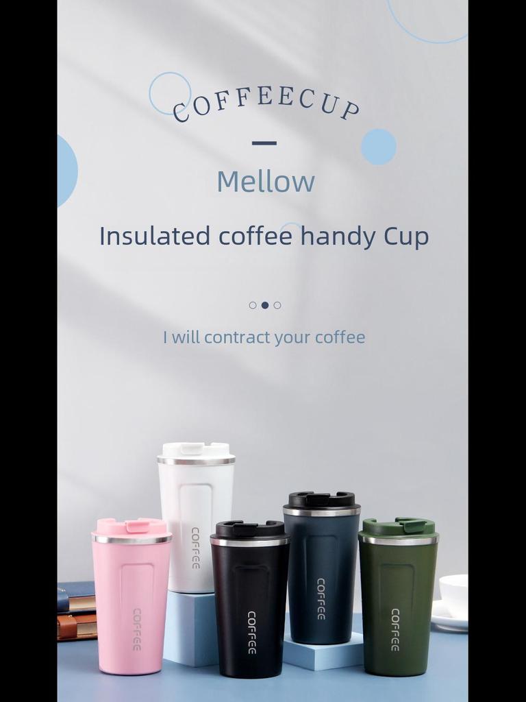 Портативная термокружка для кофе и чая из нержавеющей стали 304 с вакуумной изоляцией — бизнес-подарок второго поколения