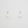 MERRYMOTIVE [Silver] Freshwater pearl drop earring
