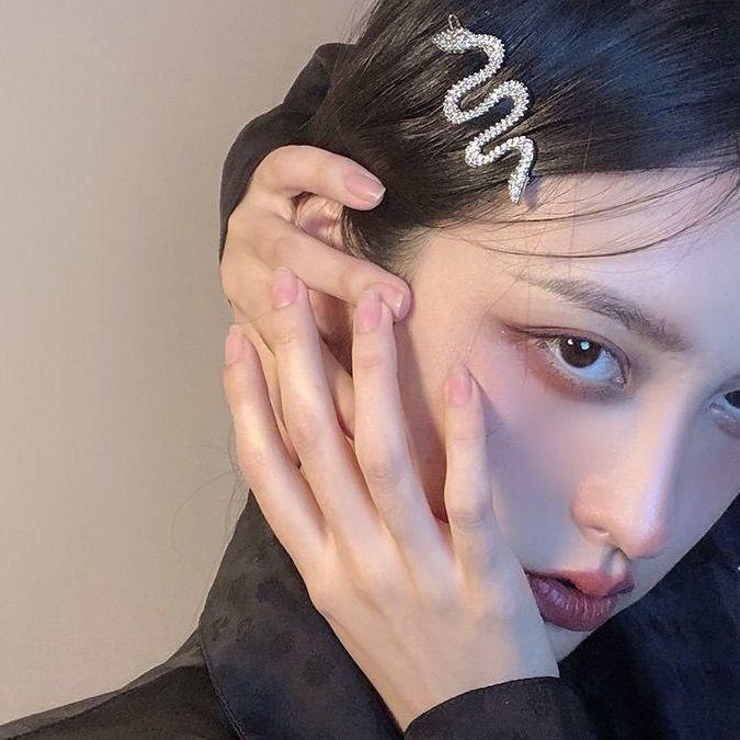 Retro Hair Clip for Female Instagram Creative Snake Shaped Hair Clip