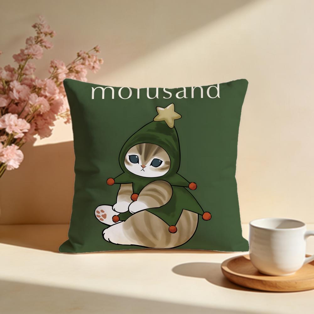 Popular MMofusanded Cushion Cover Stylish Washable Pillow Cover Ideal for Couch Bedroom Car Decoration