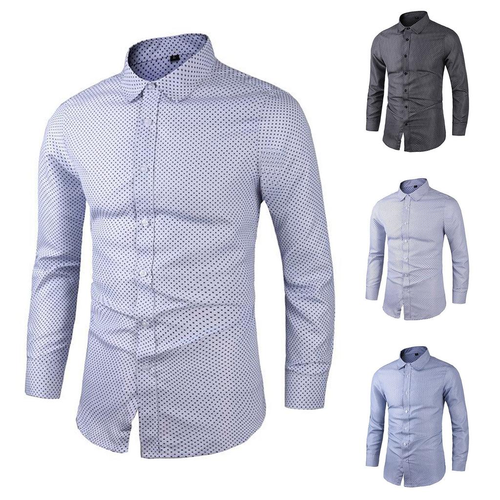 Рубашка большого размера с длинным рукавом и лацканами, деловая клетчатая рубашка, разноцветная рубашка