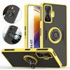 Броня Жесткий ПК Чехол для Xiaomi Poco F4 GT Чехол Ударопрочный Матовый Кольцо Автомагнитный Держатель Задняя Крышка для PocoF4 GT Poko Pocco F4GT