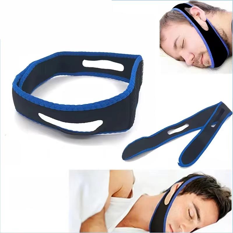 1PcAnti Snore Belt Stop Snoring Chin Strap Woman Man Night Sleeping Support Aid Tools Snoring Protection Jaw Bandage Health Care