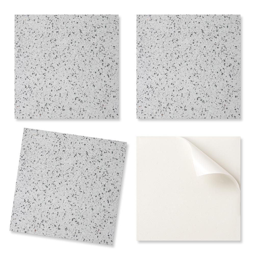 Vinyl Tiles with Decor for Kitchen or Bathroom Stone Pattern with Texture 20x20x20 cm