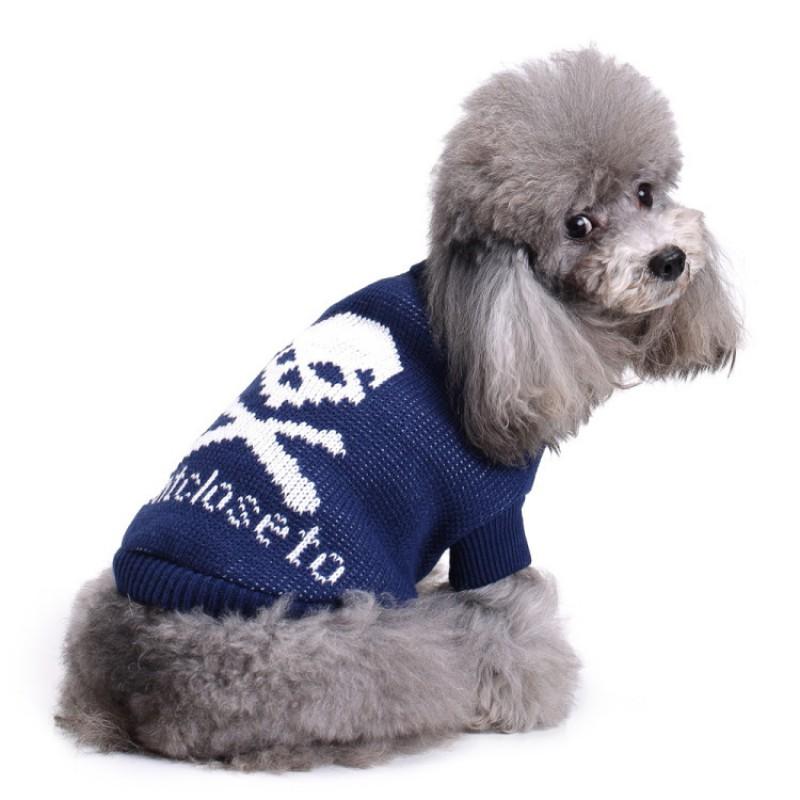 Dog Christmas Sweater Snowflake Elk Pet Winter Clothing Small Medium Dogs