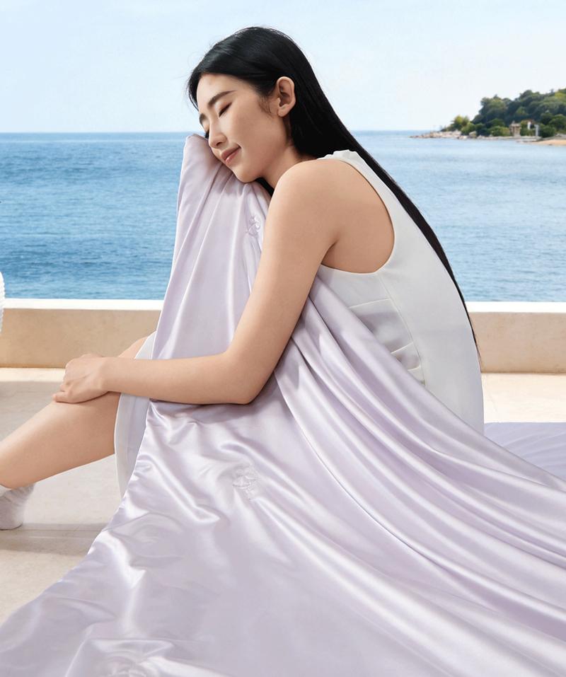 Mercury Belle Silk Summer Cool Quilt Cool Air Conditioning Quilt Thin Quilt Core Summer Quilt Tea Amino Acid Deep Sleep Summer Quilt