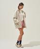 Kandini Grey (Oatmeal) Stitch Zip-Up Hoodie (Unisex)