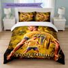 Cristiano Ronaldo Custom Name Text Bedding Set 1 Duvet Cover+2 Pillowcases Soccer Logo Personalized Gift For Special Occasion Bedroom Decor