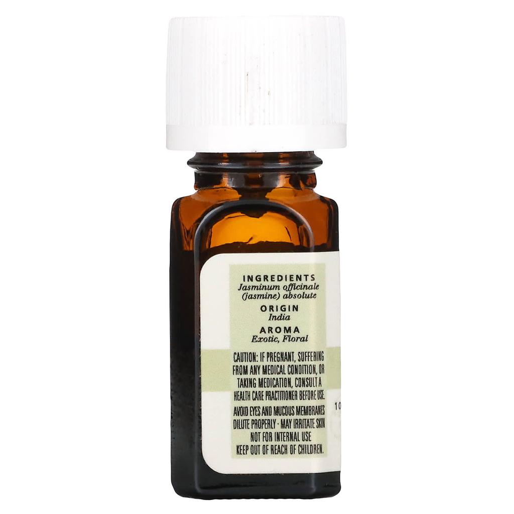 100% Pure Essential Oil, Jasmine Absolute, 3.7 Ml (0.125 Fl Oz)