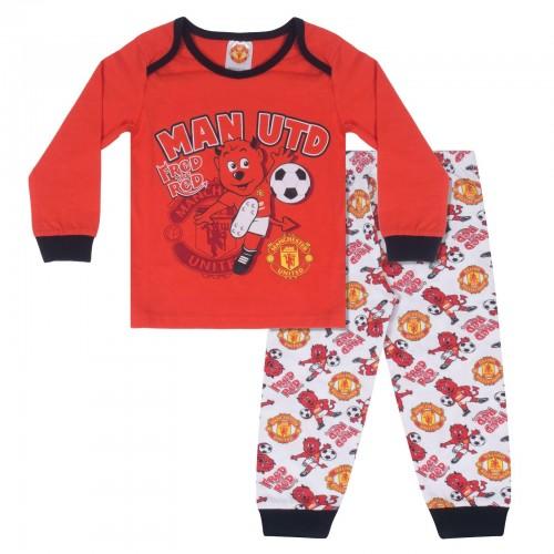 Manchester United FC Baby Boys Fred The Red Long Pyjama Set