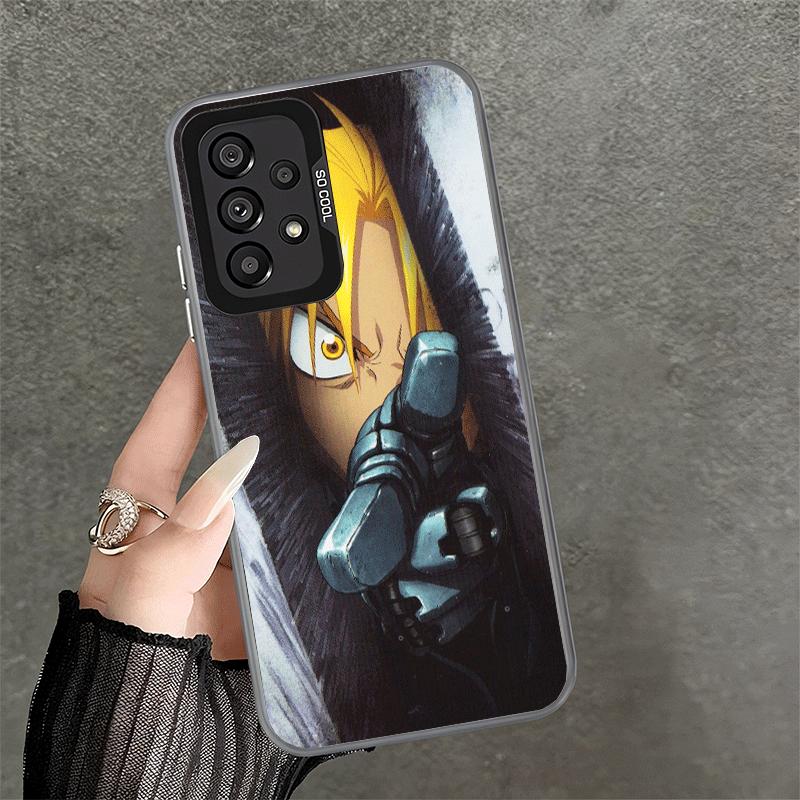 F-ullmetal A-Alchemist Аниме Ударопрочный Чехол для Телефона для Samsung A17 A16 A15 A14 A37 A57 A36 A56 A26 A35 A55 A25 A34 A54 A24 A13 A