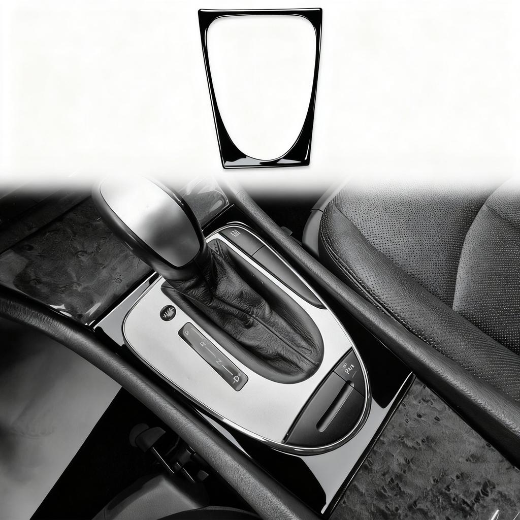 For Benz B Class W245 2005-2011 Real Carbon Fiber CD Control Panel Trim Cover Car Interior Accessories Decorative Sticker