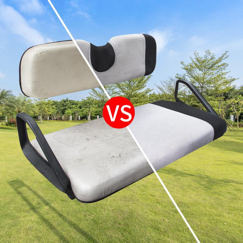 Golf Cart Fashion Design Heat Washable Polyester Mesh Cloth Seat Cover For Club Car DS & EZGO TXT