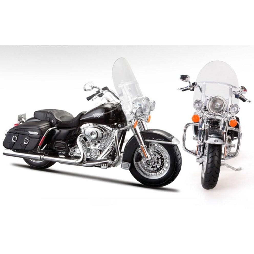 Майсто 1:Модель мотоцикла Harley-Davidson 2013 FLHRC Road King Classic, масштаб 1:12, литая