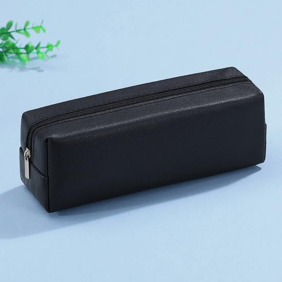 Пенал из искусственной кожи, органайзер для карандашей, маленькая сумка для ручек на молнии, многофункциональная косметичка для работы и путешествий