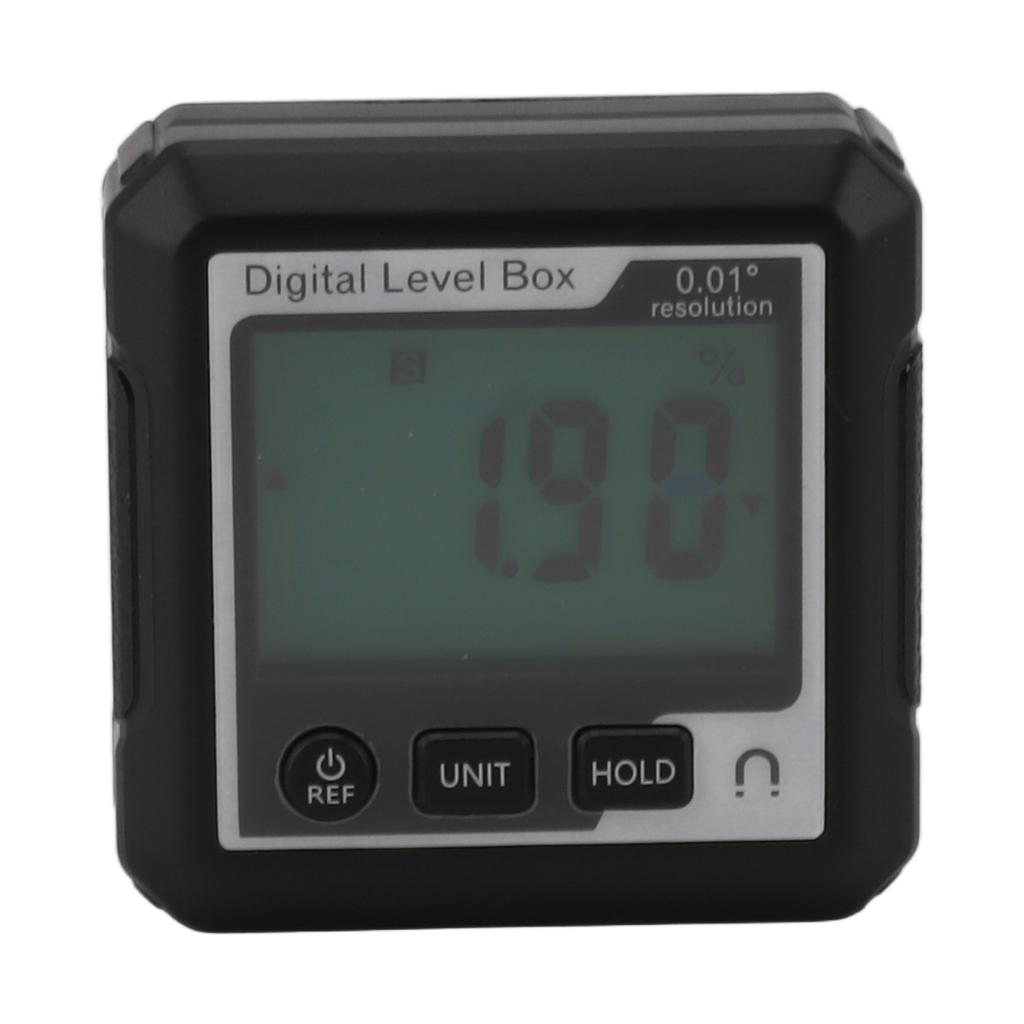 Digital Level Box Magnetic Data Lock Angle Slope Conversion Protractor Angle Finder Gauge for