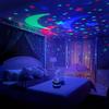 USB Aurora Star Projector with Water Ripple Effect-Dynamic Multi-Color Night Light for Bedroom , 50,000-Hour Geometric Design
