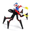 Turtles Action Figures Set - Michelangelo & Leonardo with Shredder Surfing Anime Model Dolls for Desktop Decoration