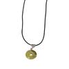 Chain Double Layer Circle Women Jewelry Beads Necklace Round Pendant Necklace Stacking Necklace