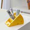 Держатель для пульта дистанционного управления с 3 отделениями, 3D-печатный настольный органайзер в форме сыра для стола, прикроватной тумбочки, домашнего офиса