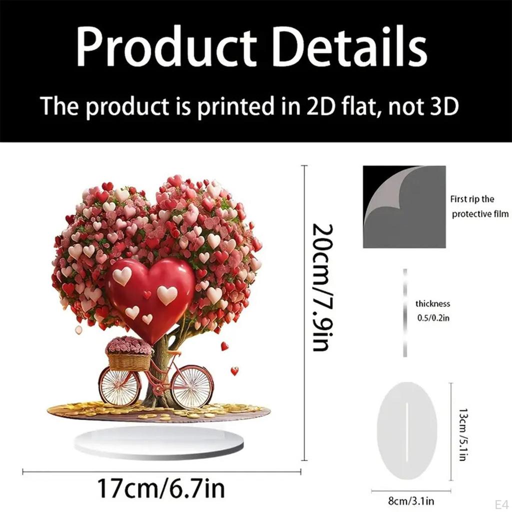 Декор стола Украшения ко Дню святого Валентина Декоративные, Свадебные Подарки Украшения для стола для дома