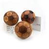 Teak Wood Soccer Decor With Traditional Joinery For Childrens Room And Gift