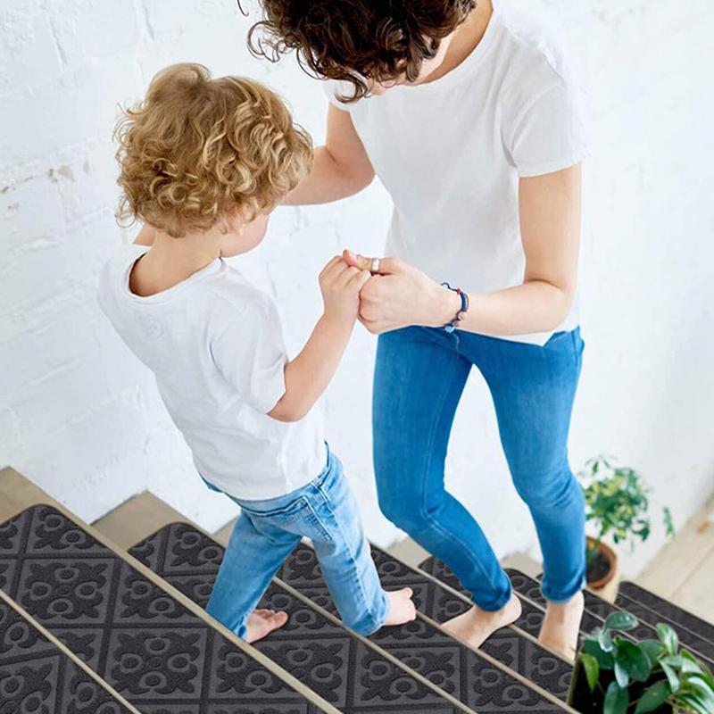 Коврик для лестницы, противоскользящий коврик для лестницы, ковровое покрытие, противоскользящие ступеньки для лестницы, ковры