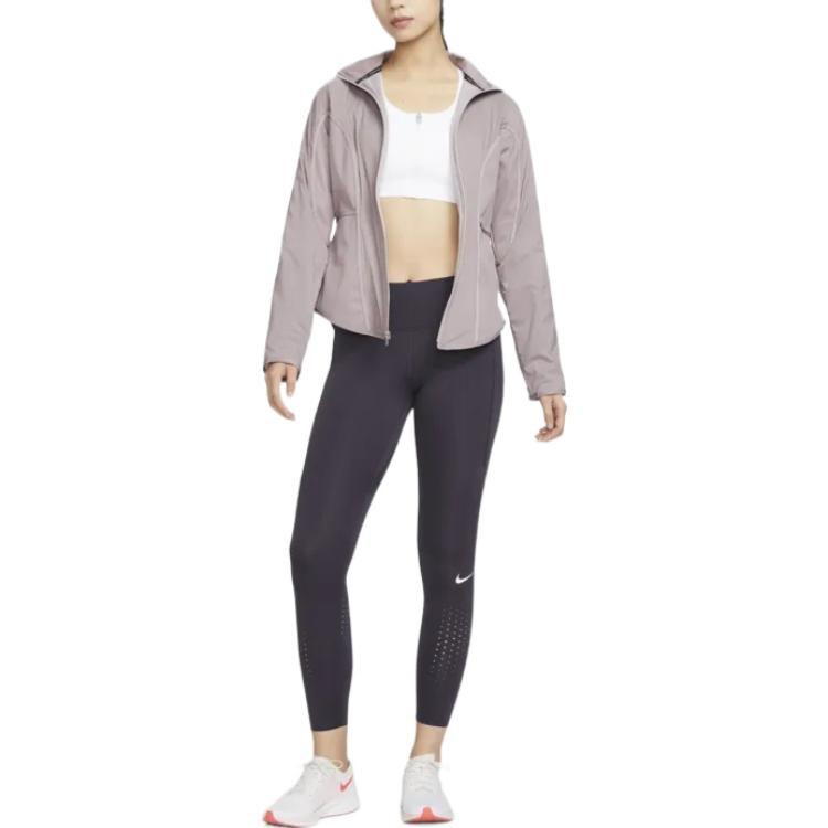 Nike Куртки Женские Фиолетовые Стойка Умеренные Другие DQ6562-531