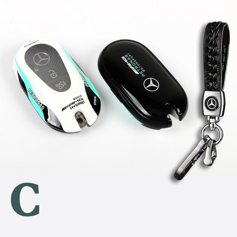 CQK1 TPU Car Key Case Cover Keyless For Mercedes Benz C/S Class W223 W206 S350L S400L S450L S500L 2022 2023 Key Protector Shell Fob
