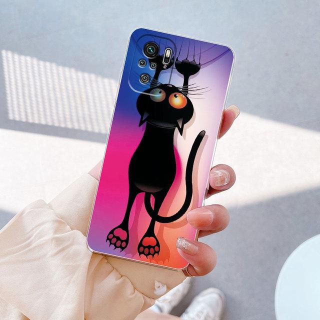 Чехол для Xiaomi Redmi Note 10 Redmi Note 10s, прозрачный мягкий силиконовый чехол для телефона Redmi Note 10 Pro, задняя крышка Note10 5G Fundas
