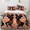 Комплект пододеяльников с 3D-печатью, наволочка из ультратонкого волокна, новый оптовый комплект с благородными африканскими элементами, красочный и удобный