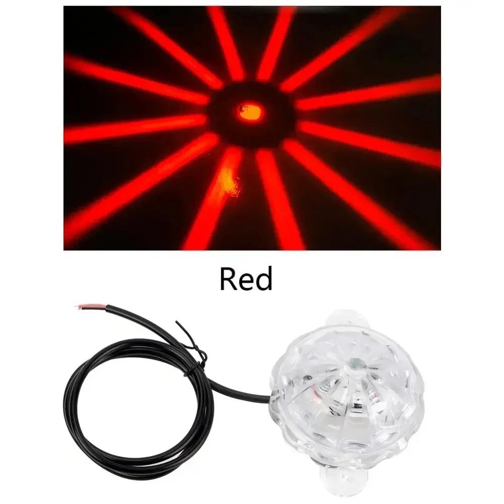 Светодиодный фонарь для шасси мотоцикла RGB, вспышка, стробоскоп, декоративный светильник для мотоцикла, универсальный светильник для мотоцикла 12 В