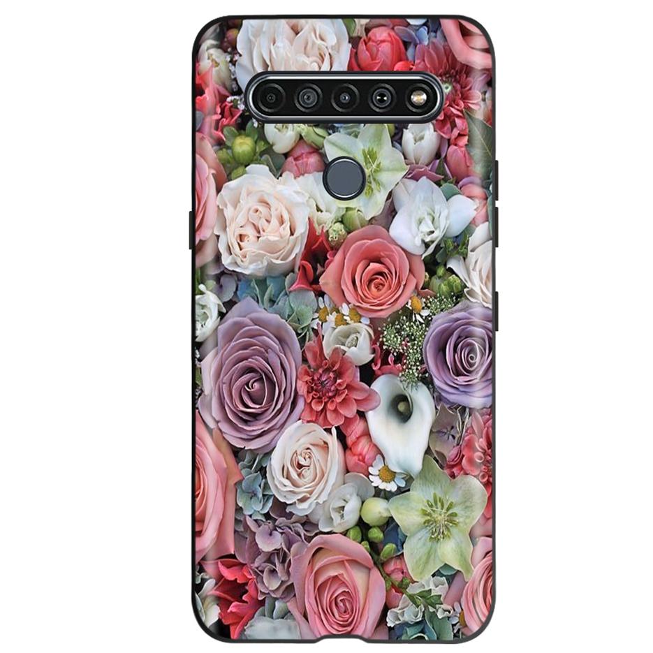 Чехол для LG K61 2020 Милый Кот Бабочка Мягкий Силиконовый Ударопрочный Чехол для Телефона Для LG K61 K 61 Fundas Case LGK61 Coque 6.53'' Shell