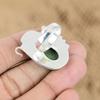 Распродажа ко Дню памяти Кольцо-обещание из стерлингового серебра с хризопразом в форме цветка