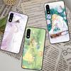 Чехол для телефона с изображением литературной девушки для Huawei G7 G8 P7 P8 P9 P10 P20 P30 Lite Mini Pro P Smart Plus Cove Fundas