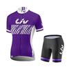 LIV Womens Cycling Jersey Set Short Sleeve Team Edition Moisture Wicking Quick Dry Performance Apparel