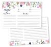 Inkdotpot 4x6 Inch Recipe Cards (Set of 50) , Thick Double Sided Premium Card Stock- Modern Style White Recipe Notecards