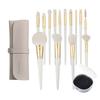 Rownyeon Makeup Brush Set with Makeup Soft Fiber Easy To Gentle On and Good Powder Pickup Includes Makeup Brush Cleaner and Ideal for Beginners and