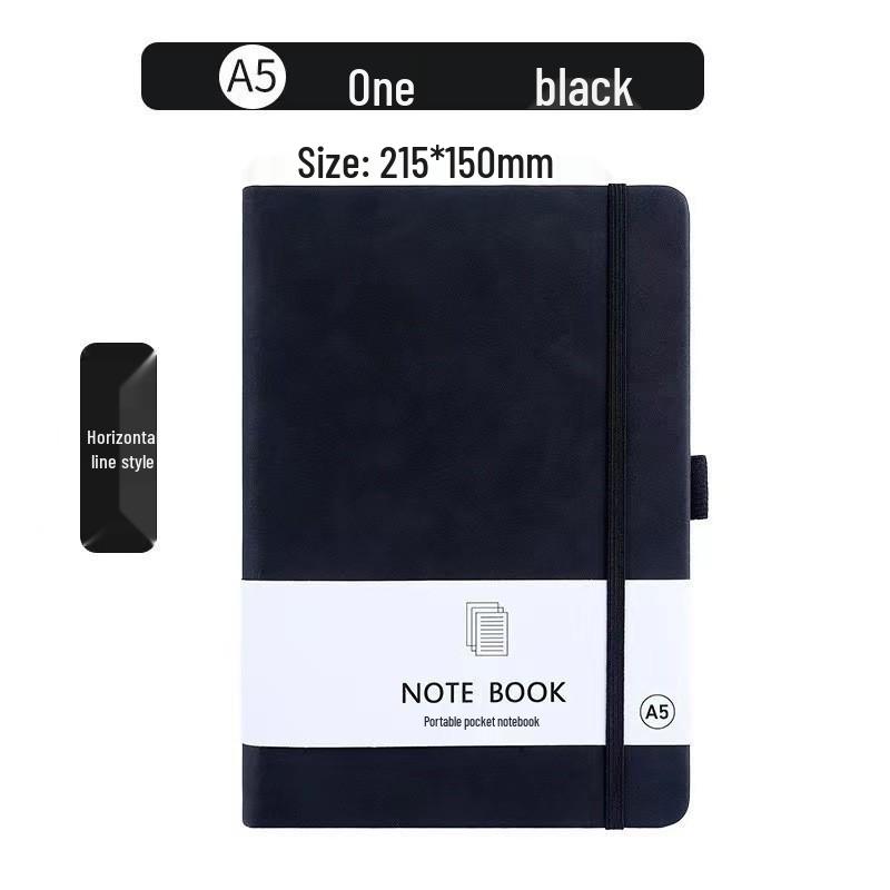 A7 Student Pocket Notebook: Elastic Closure, Portable Journal, Simple Ins Style Diary