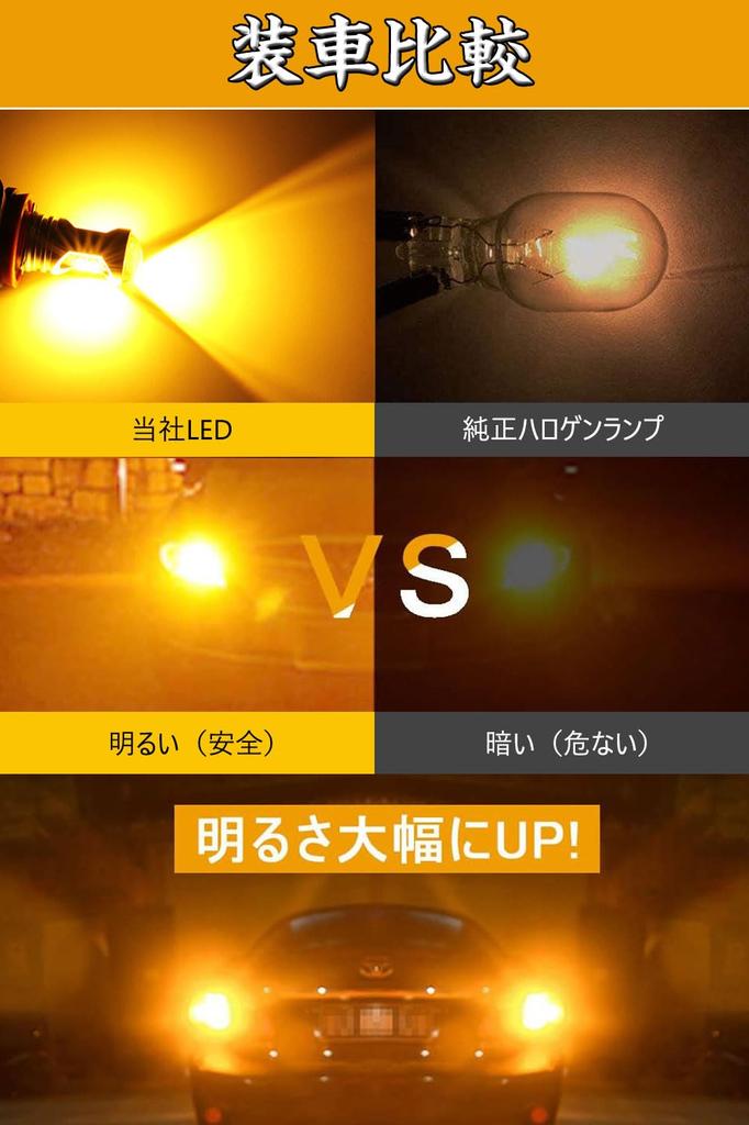 S25 LED Одинарный Желтый Взрывной Свет S25 LED Задний Фонарь со Встроенным Канселером, Янтарный,