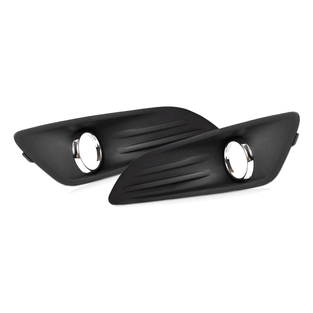 Lower Grille Fog Light Frame D2BZ15266CB Car Fog Light Hoods D2BZ15266GB Fog Lamp Cover for Ford Fiesta 2013 2014 2015 2016 2017