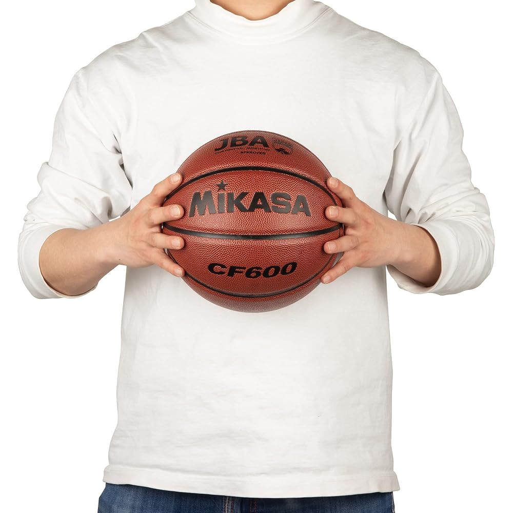 MIKASA CF600 Basketball 6-Size Women's Official Game Ball Synthetic Leather Brown
