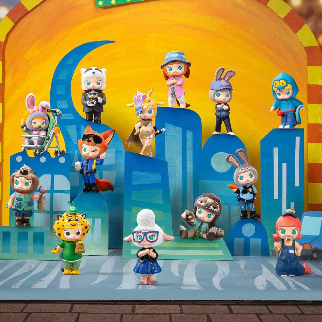 POP MART MOLLY × Zootopia Фигурки из серии кобрендинга Blind Box