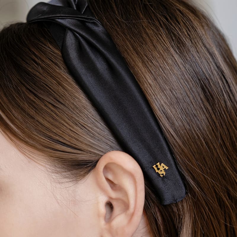 HAS HDM001 Сатиновая резинка для волос с перекрутом